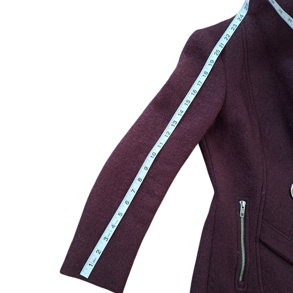 Soia & Kyo outershell Burgundy winter coat Made in Canada Soïa & Kyo - Picture 11 of 14